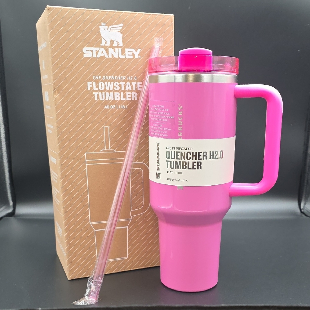 Stanley Pink Flowstate Tumbler